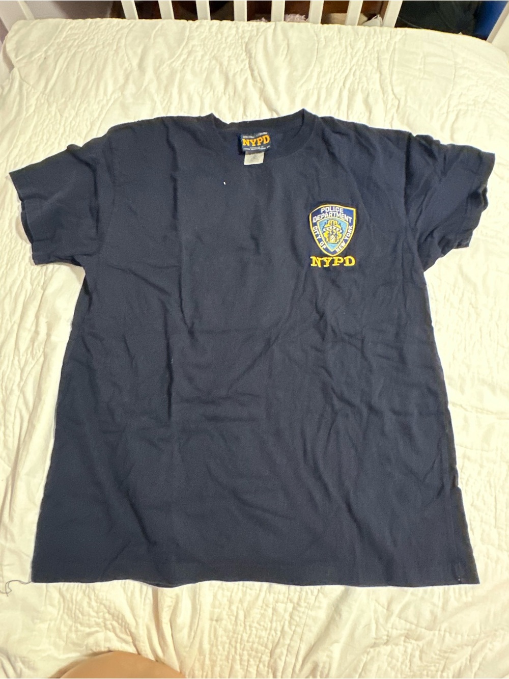 NYPD Navy Blue Logo T-Shirt